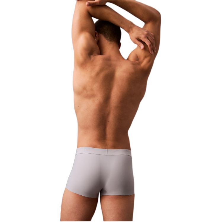 Calvin Klein Bequeme Low-Rise Boxershorts Mit Buchstaben-Jacquard Herrenunterwäsche Grau NB3634-IB9