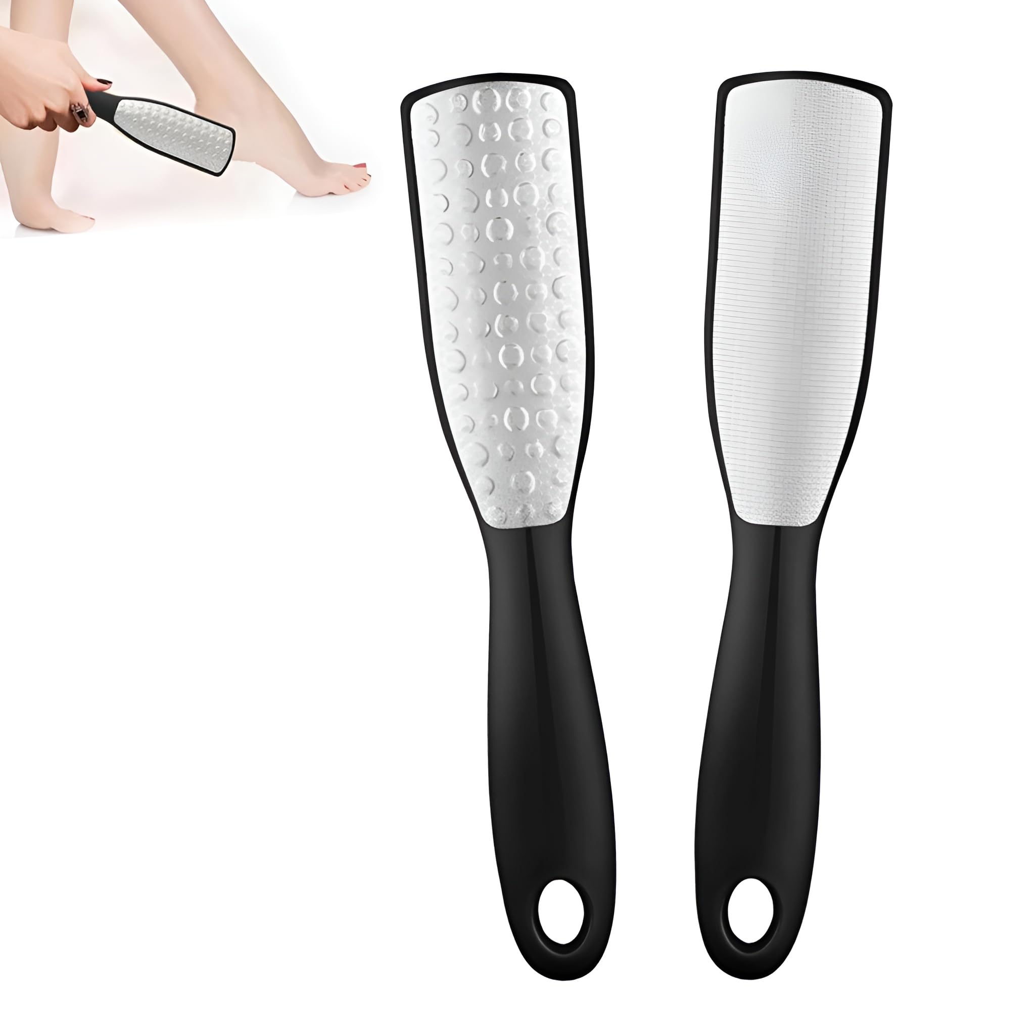 

Yurika Heel Foot Pumice Easily Removes Dead Stainless Steel Foot Polishing Removes Fully Easy at Home Foot Foot Brush Black File, Fine, Bath-Friendly, чёрный