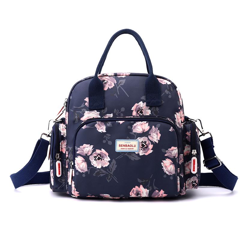 Geantă de umăr imprimată, ușoară, pentru călătorie în aer liber, geantă pentru mamă de vârstă mijlocie Geantă crossbody hidrofugă