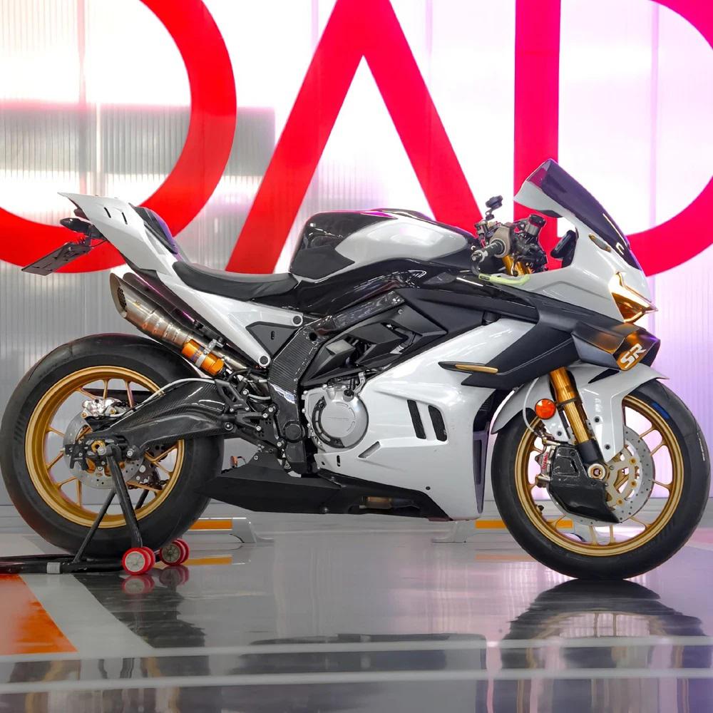 2024+ Fit For CFMOTO 675SR Front Spoiler Lower Spoiler Lower Lip GP Wing Downforce Naked Frontal Spoilers 675SR-R 2024 2025