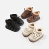 Cozy Infant Boots - Warm Autumn/Winter Footwear for Boys & Girls, Versatile Korean Style Walker Shoes.