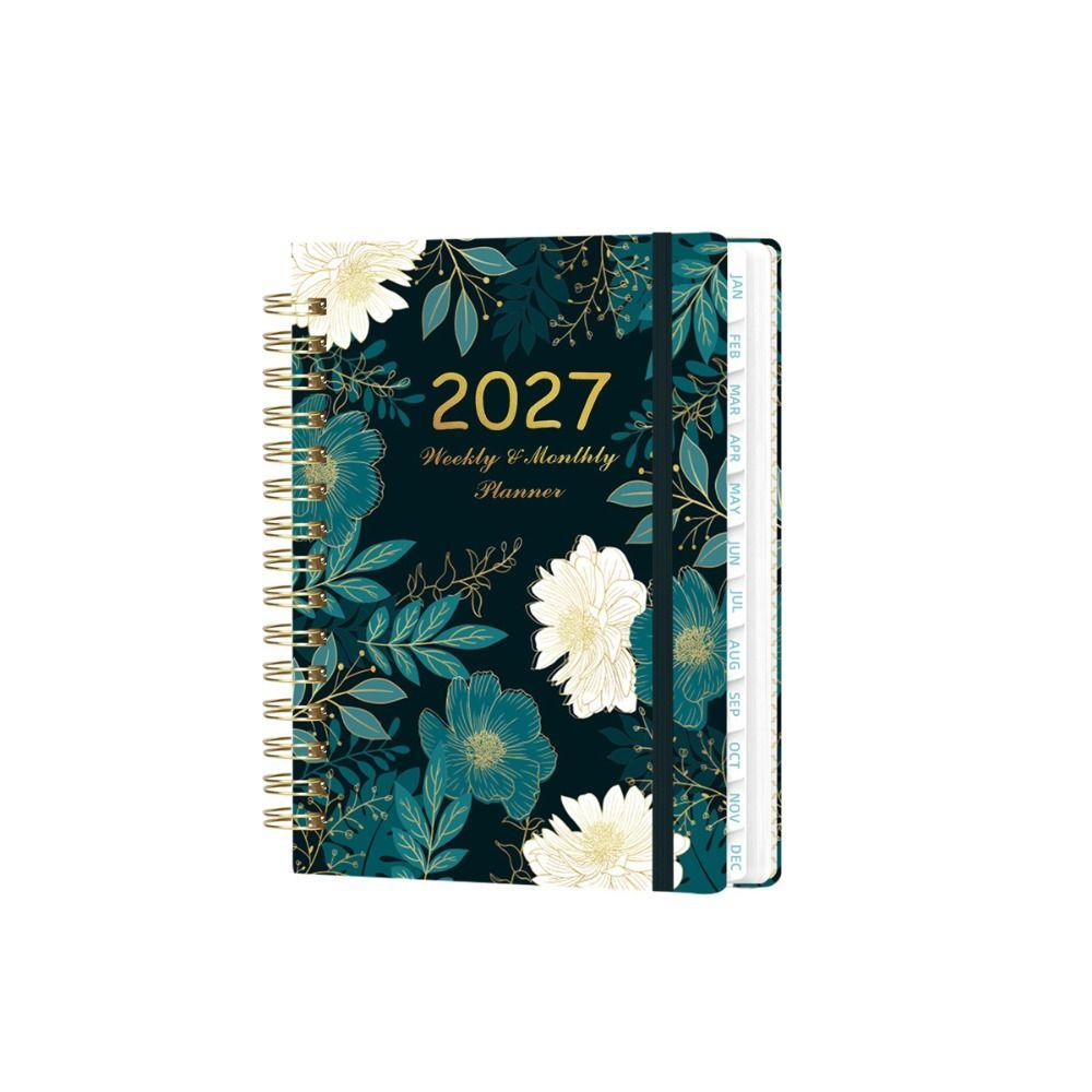 A5 2027 Schedule Book To Do List Planner Notebook Portable Calendar Book Office Supplies