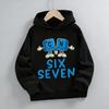 6 7 Meme hoodie children's sweatshirt, funny six  seven cartoon print boy sweater, girl long-sleeved jacket