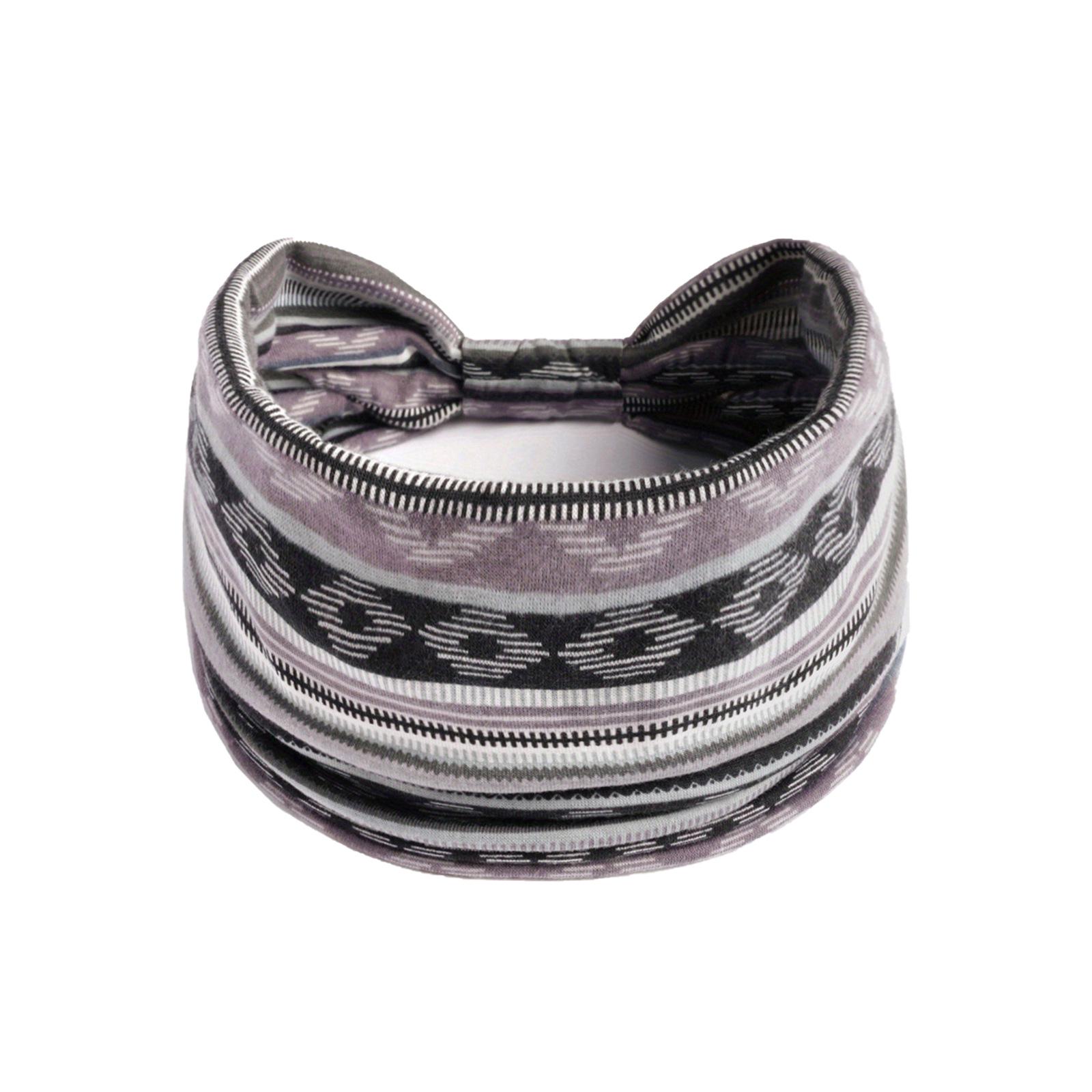 

Богемная европейско-американская хлопковая повязка на голову для йоги с принтом, впитывающая пот