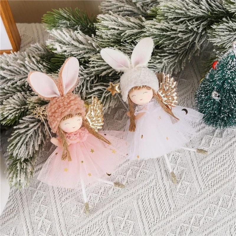 Christmas Angel Doll Christmas Decoration for Home 2025 Christmas Ornament Tree Decor Xmas Gifts Cristmas New Year 2025 Navidad