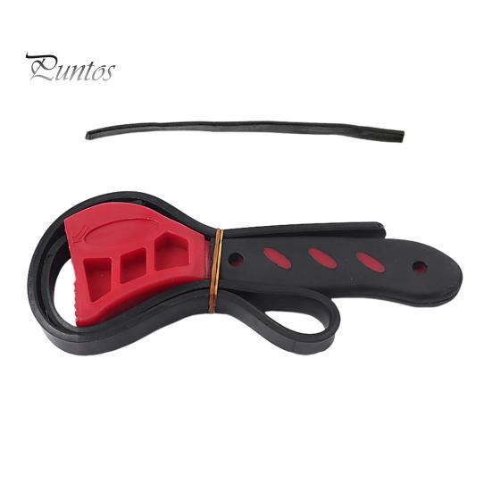 

1/2 шт. Регулируемый ленточный ключ для масляного фильтра, сантехники, крана для раковины, инструмент для труднодоступных мест, эргономичная ручка, многоцелевой ленточный ключ, открывалка для бутылок A