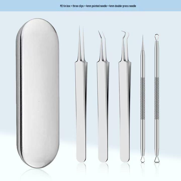 Ultra-Fine Stainless Steel Blackhead and Pimple Extractor Tool