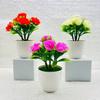 Faux Simulation Flowers Potted Craft Lifelike Pot Plants Simulated Potted Flower  Home Decoration