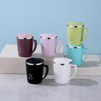 350ml Thermos Mug 304 Stainless Steel Coffee Cup With Handle Leak-Proof Vacuum Flask Insulated Cup Thermal Water Bottle Milk Cup