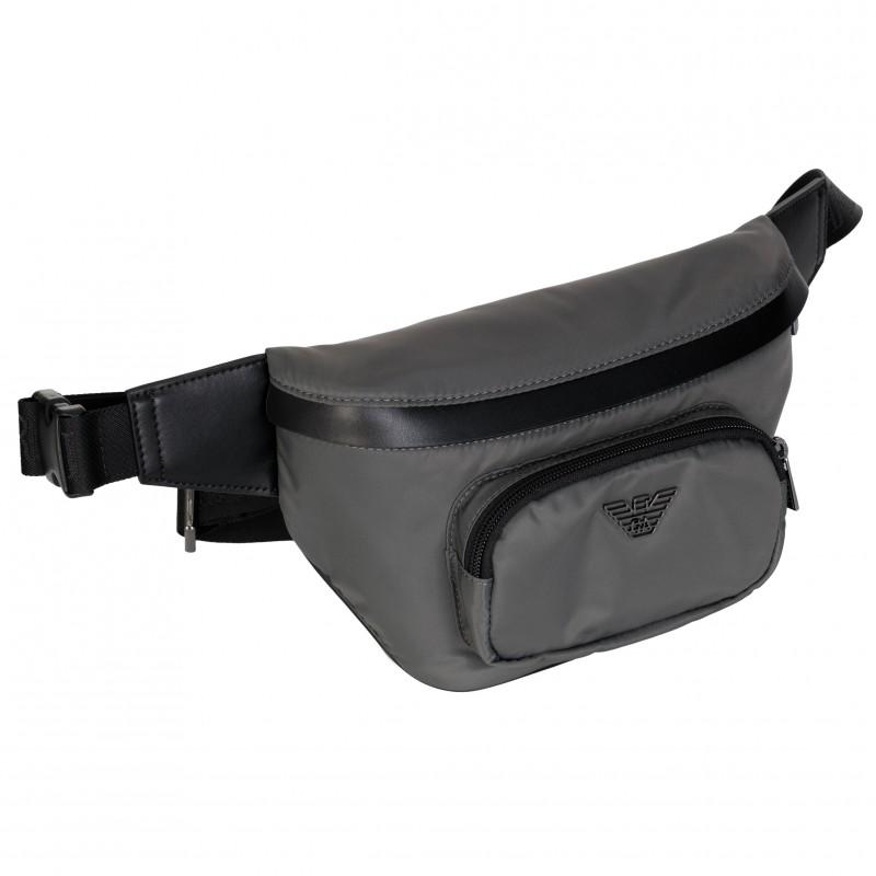 Emporio Armani impressive men's waist bag grey