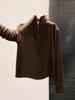 Damen Halbhoher Kragen Fleece Langarm T-Shirt 2025 Hoodie