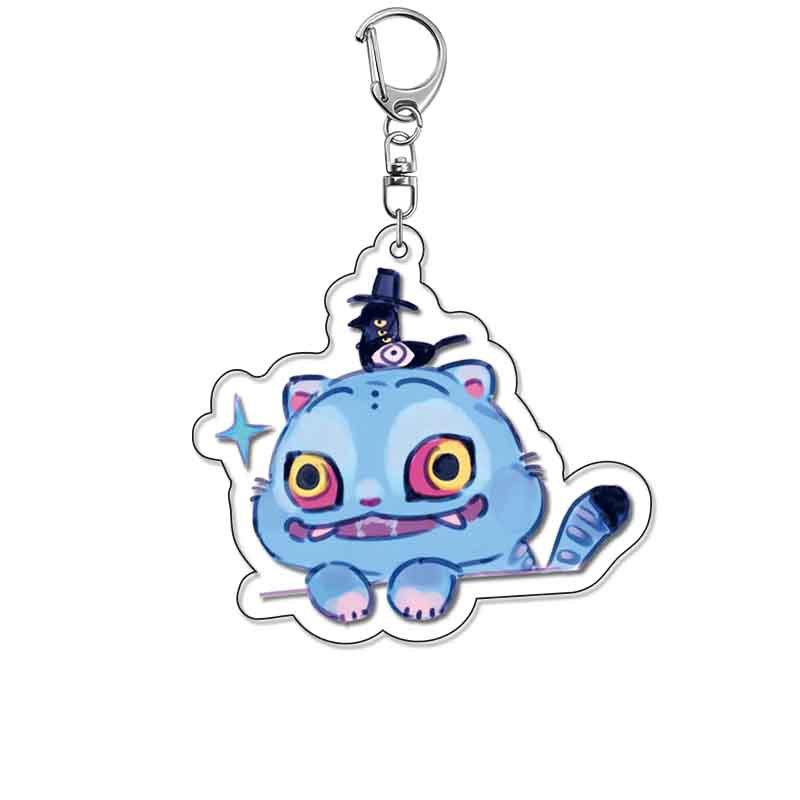 Kpop Ghost Hunter Demon Hunter Girl Group Keychain Demon Hunter Peripheral Second Dimensional Acrylic Pendant Millet Gift
