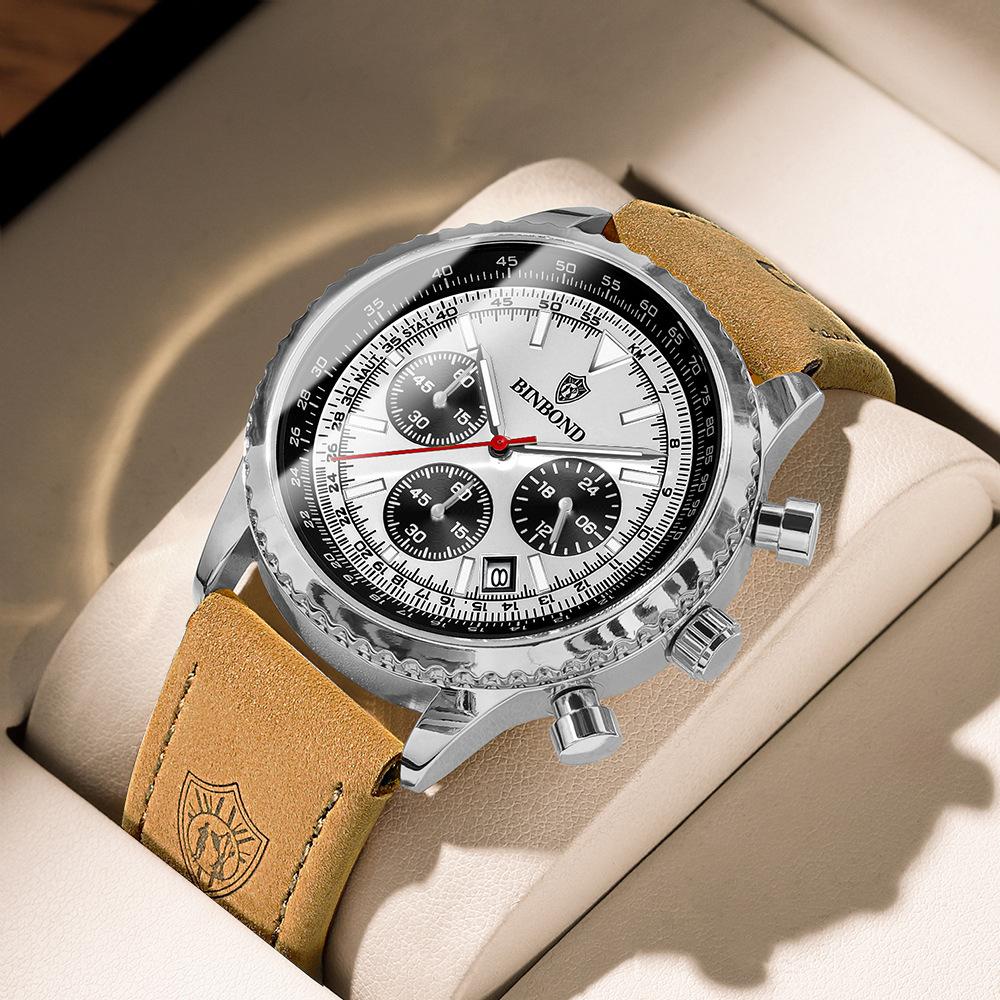 Men's Waterproof Luminous Running Alarm Clock Watch