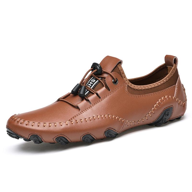 Fußballschuhe in großen Größen, weiße Sneaker, Herren-Flats, weiche Sohlen, Fahr-, Freizeit- und Komfortschuhe, Verkaufsschlager