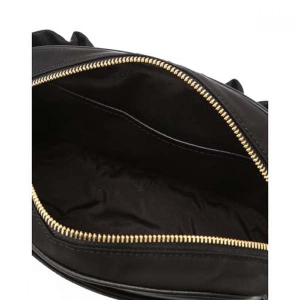 Daks Black Shirring Point Nylon Crossbody Bag Dd Detail Dcba6f346bk