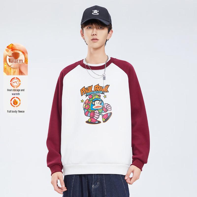 Paul Frank Men s Fleece Raglan Sweatshirt 2XL