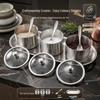 Zhi Shi 304 Stainless Steel Seasoning Jar Set