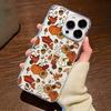 For iPhone 17 16 15 14 13 12 11 Pro Max 17 Air 16E XS X XR 7 8 Plus Case Autumn Sunflower Mushroom Pumpkin Transparent Cover