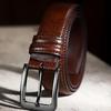 Men's 2026 Genuine Leather Pin Buckle Belt - Retro, Versatile, High-End Style In Brown & Black for Jeans