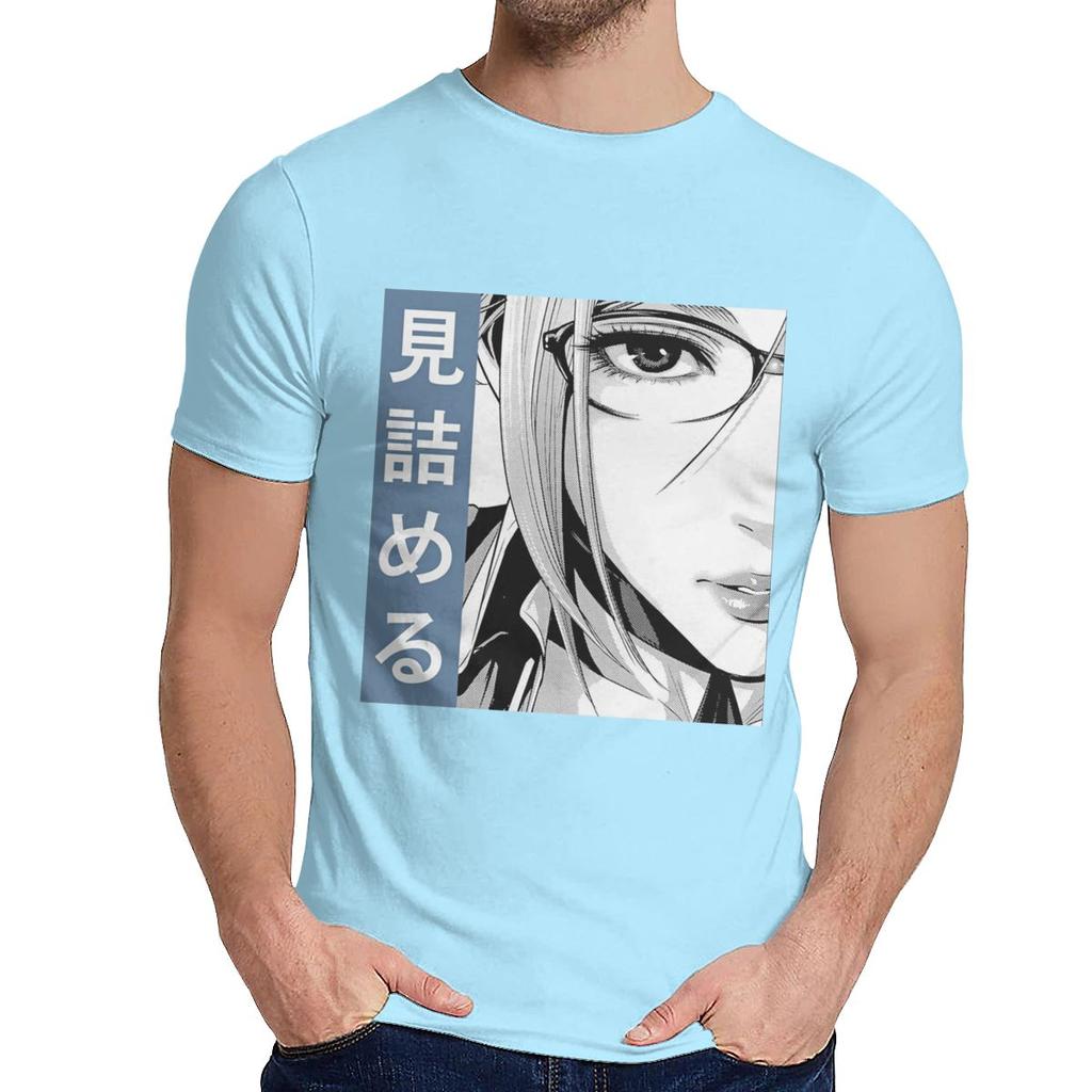 Man S O Neck Prison School Meiko Shiraki Stare Hip Hop T Shirt
