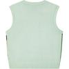 FILA X Rousseau Heritage Series Fashion Casual Loose Embroidered Sweater Women sweater Green F11W448403F-ZA