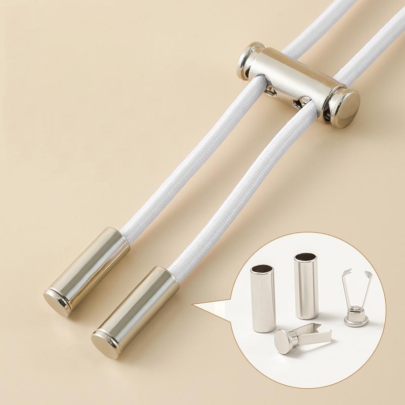 2M Strong Elastic Band Sweatpants Waist Drawstring Strap Threading Device ,Cord Lock Stopper DIY Sewing Band Accessories