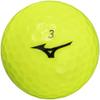 MIZUNO RB MAX Yellow Golf 1 Dozen Distance Suitable for All Head Axial Flow 5NJBT733 Balls, (12 Balls), Type, Speeds, Ultra-Soft Feel, 3-Piece