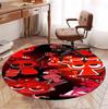 Sprunki Game Pattern Round Rug, Indoor/Outdoor Mat, for Picnic, Gameroom, Bedroom, Office, Living Room, Home Decor Carpet, Birthday Gift
