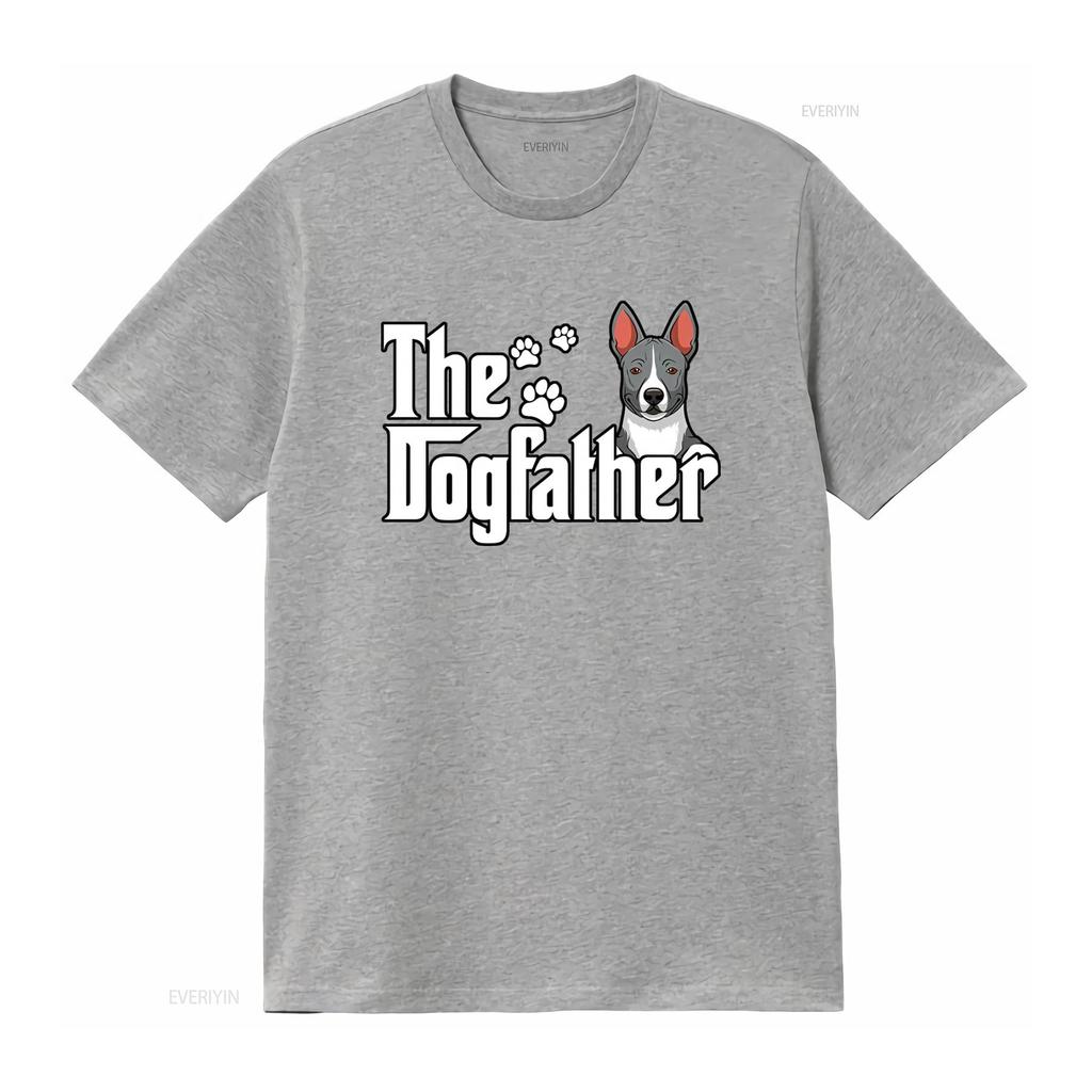 Basenji The Dogfather Fathers Day T Shirt Stylish Comfortable Dog Lover vintage Washed graphic Stretched designer clothes Soft