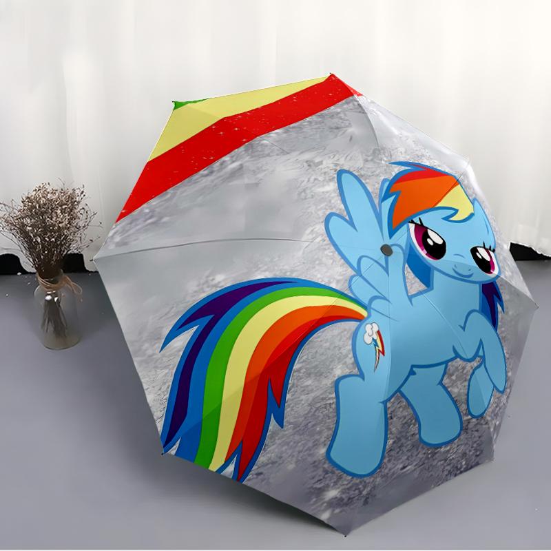 1pc My Little Pony1 Umbrella, Sun Protection, And UV Shielding. It Has Eight Sturdy Ribs for Outdoor Use And Perfect Gift