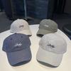 Frühling und Sommer neue Baseballkappe Buchstabenstickerei Karomütze Mode Retro Lässig Outdoor Sonnenschutzkappe