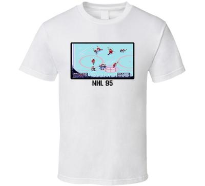 Nhl 95 Video Game Classic Retro Fan T Shirt Unisex T-Shirt
