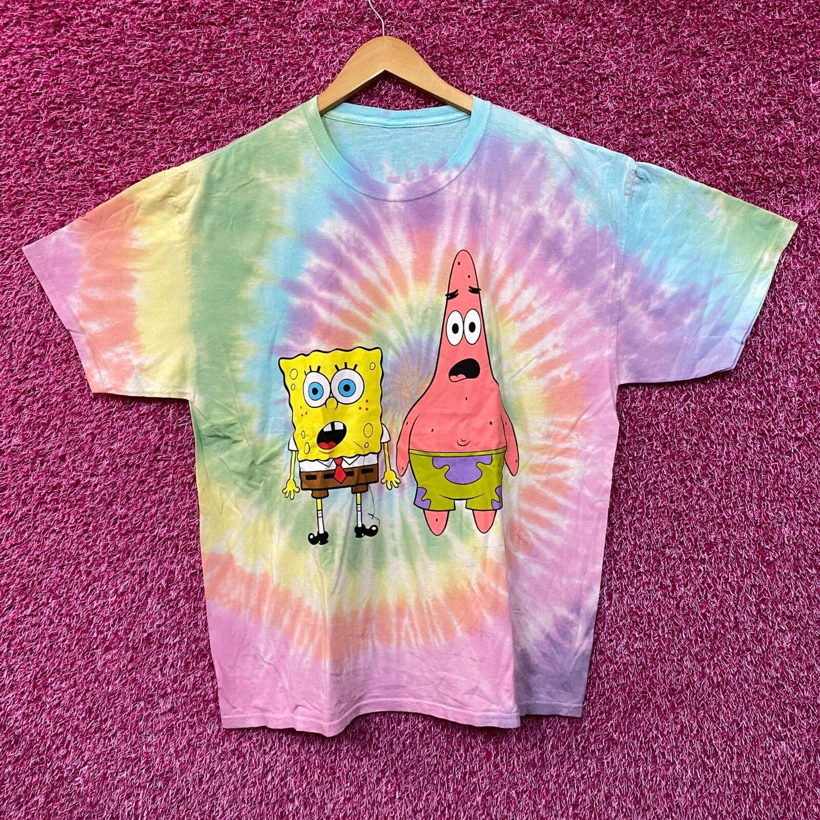 Nickelodeon SpongeBob Friends Forever Tie dye Tshirt size 1X XXL