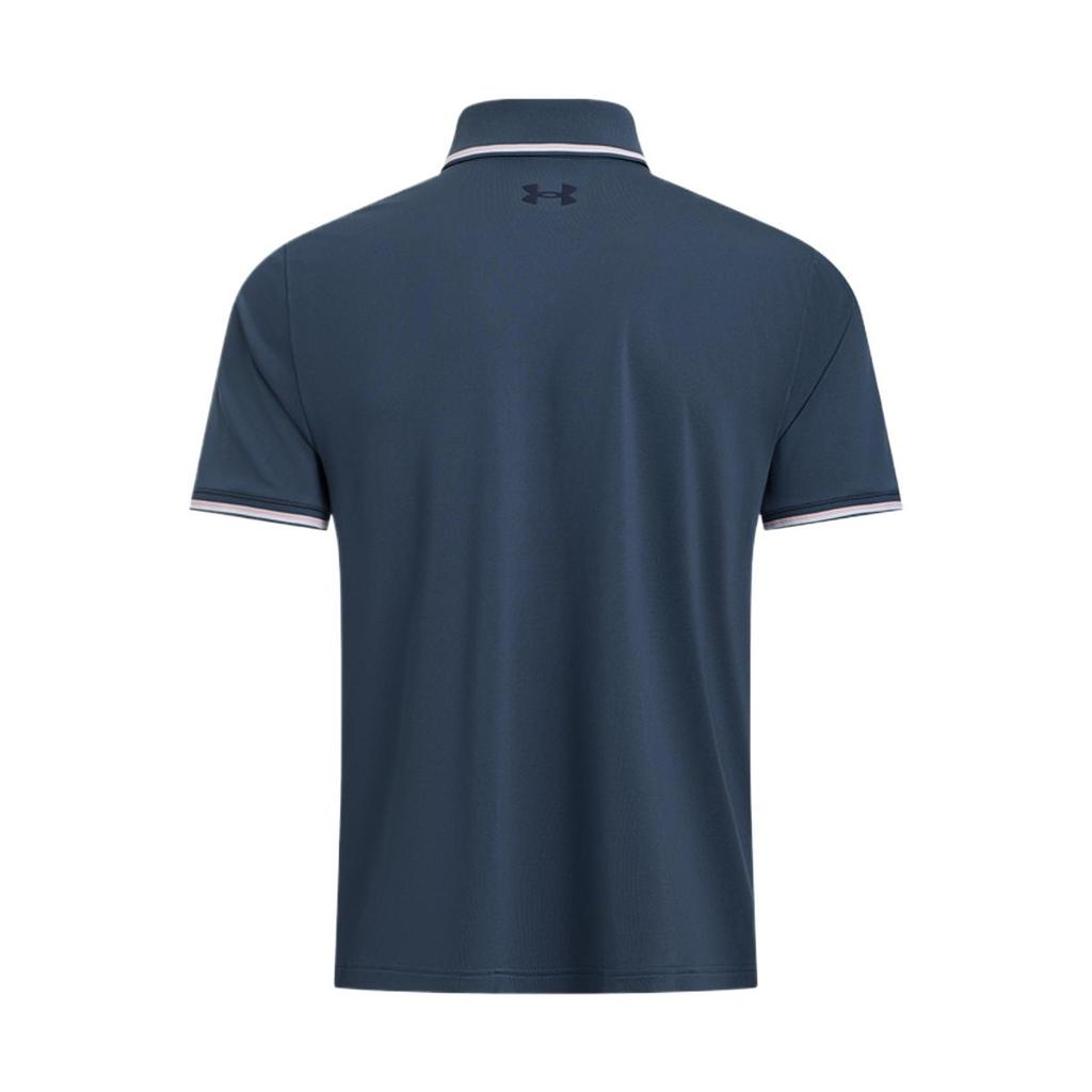 Under Armour Playoff 3.0 Stylish Comfortable Trendy Minimalist Sun Protection Short Sleeve Polo Shirt Men Polo Shirts Blue Gray 1388156-044