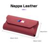 BBJE7 For BMW M M3 M5 E36 E39 E46 E60 E70 E90 E91 E92 F10 F40 G01 G70 Leather Car Visor Glasses Case Sunglasses Box Eyeglasses Storage