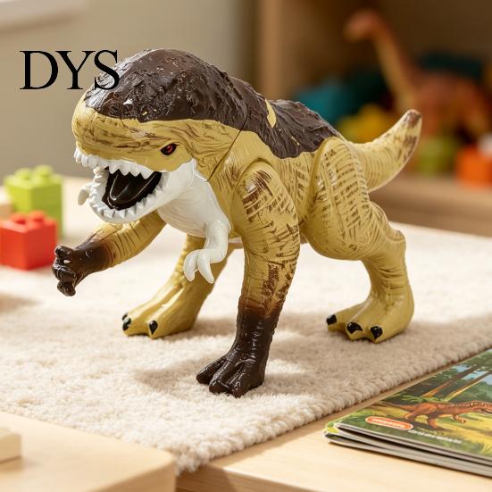 Unique Desk Display Pieces Shark Head Dinosaur Figurine, Realistic Resin Model, 7.48 Inch Fantasy Models Jurassic Creature Statue, Desktop Collectible