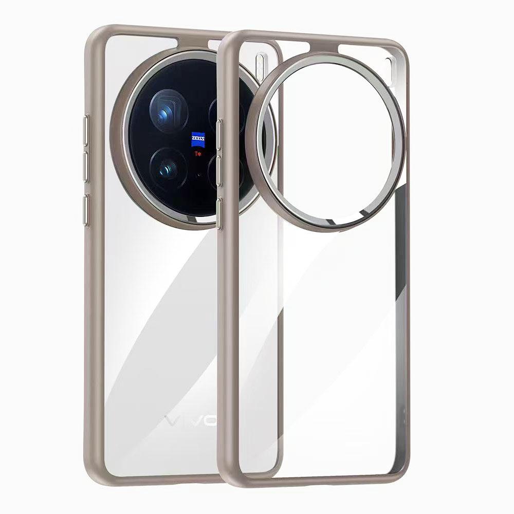 

HD Transparent Shockproof Bumper Case For Vivo X200 Pro X200Pro Mini Clear PC+Metal Frame Protection Cover funda VIVO X200 Pro Mini