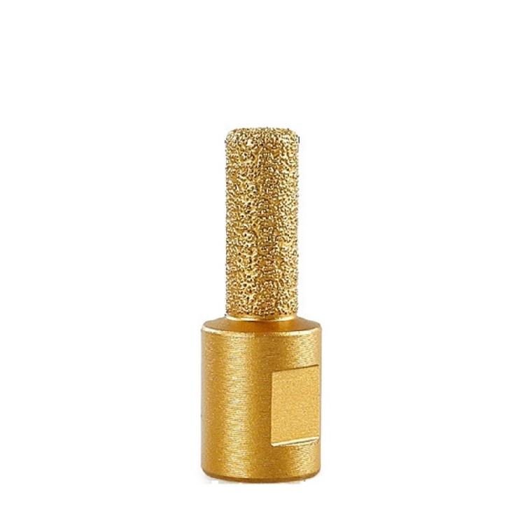 Multipurpose Round Shank Vacuum Brazed Burr Head Grinding Rotary File Fit for Stone Steel Engraving Enhancing Durability
