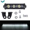 Car LED Ultra-thin Single Row 9W Work Light for Off-road Vehicle Roof & Fog Light Modification
