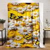 Yellow Butterflies and Daisy Blooms Patterned Flannel Blanket Perfect for the Bedroom Living Room, Sofa, or a Little Nap