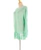 European & American Tassel Beach Cover-Up: Hollow Knit Swimsuit Outerwear, Sun Protection for Seaside Vacations