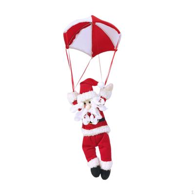 Christmas Tree Pendant Parachute Santa Claus Decor Crafting Home Decoration Xmas Ornament for