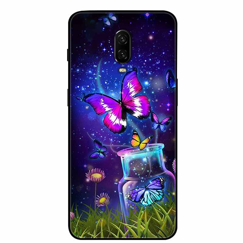 For Oneplus 6T Case Silicone Lovely TPU Soft Phone Cover for One Plus 6 6T Protective Back Shells oneplus6T Cute Cats Funda Capa