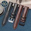 Prawdziwa skóra 22mm Pasek do zegarka dla FOSSIL FS4835/FS5237/ME3052/FTW1114 Skóra bydlęca 20mm Pasek do zegarka Wymiana wodoodpornej bransolety męski