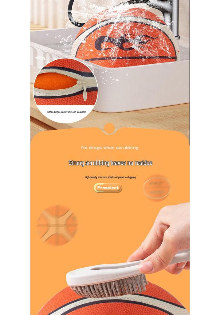 4th Gen Silent Fabric-Covered Elastic Basketball - Children's Quiet Play Ball for Home Use