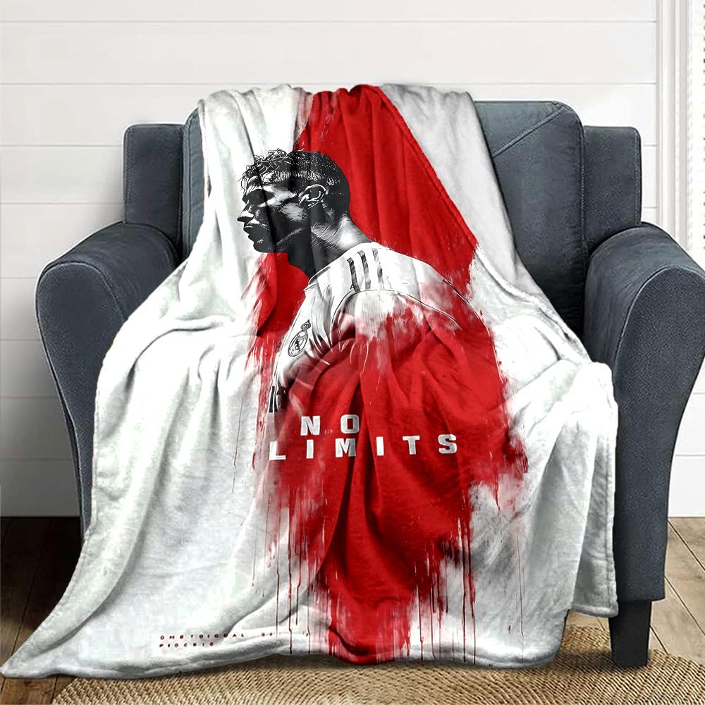 Ronaldos Number Seven Blankets Flannel Printed Breathable Warm Throw Blanket for Home Office Bedspreads 0708a146