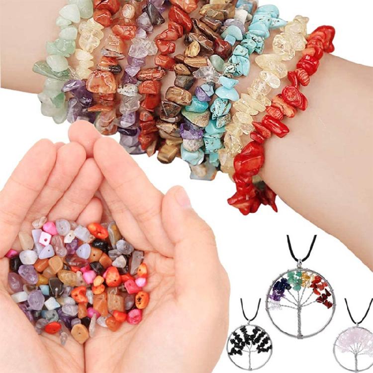 Irregular Natural Stone DIY Craft Accessories Combination Gemstone Beads 10 Grids  Bracelet Earring Making