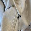 Autumn Winter Simple Embroidery Heart Loose Korean Version Thick Warm Zipper Cardigan Hooded Knitted Sweater Women's Coat Trend