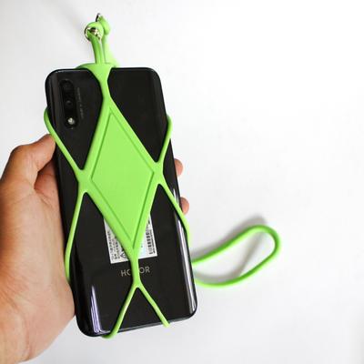 Univerzální silikonové pouzdro na řemínek na mobilní telefon Kryt na telefon Řemínek na krk Náhrdelník