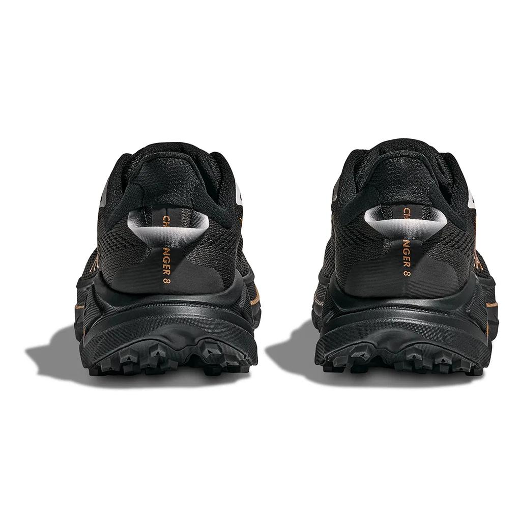 Hoka One One Challenger 8 Comfortable Fit Trail Running Shoes Men Running Shoes Black Gold 1168716-BKGD
